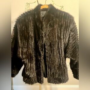 Vintage Black Mink Coat